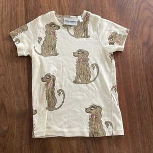 Mini Rodini spaniel print t-shirt